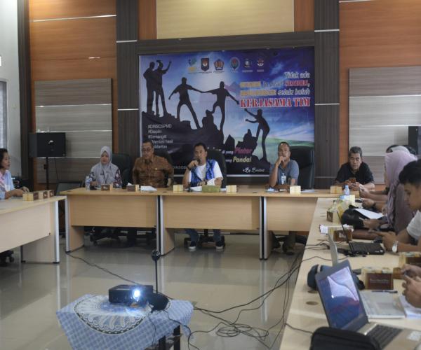 Salurkan BANKEU Penanganan Stunting dan BANSOS Penanganan Kemiskinan Ekstrem, DINSOSPMD Adakan RAKOR Pembahasan JUKNIS. 