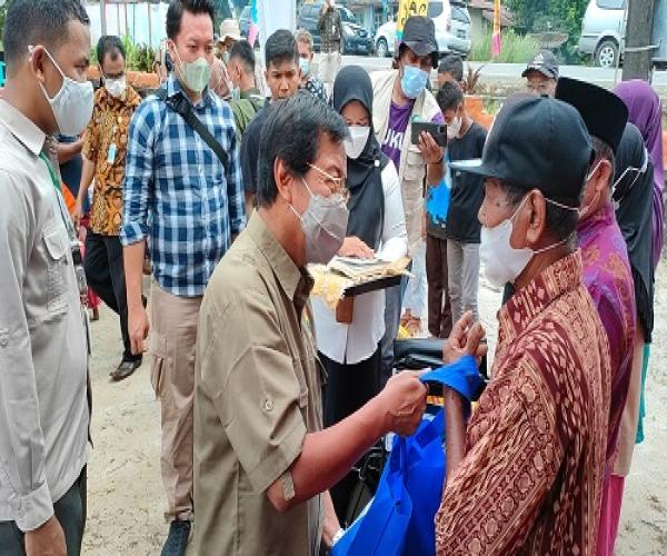 Bantuan Pembangunan Dermaga Bagi Warga Dusun Ilir Desa Membalong Kab.Belitung Pada Giat Sosial LBKS 