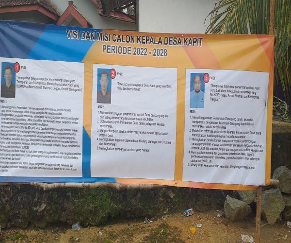 Pantauan Pelaksanaan PILKADES Serentak Se Kabupaten Bangka Barat 