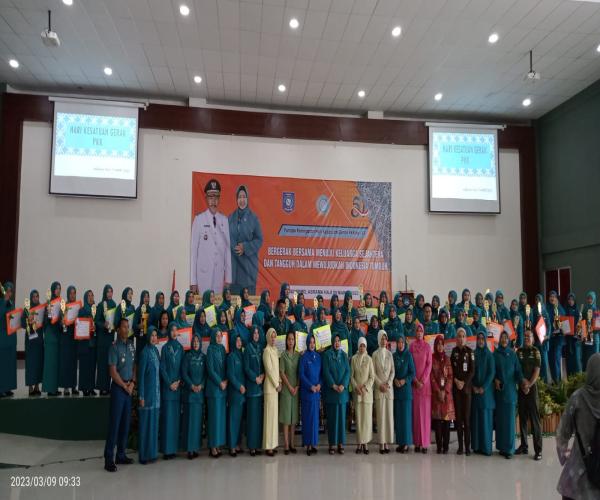 Memperingati Ke 51 Tahun, Ketua Tim PKK Sri Utami Ungkapkan 3 Pilar Gerakan Kesatuan PKK