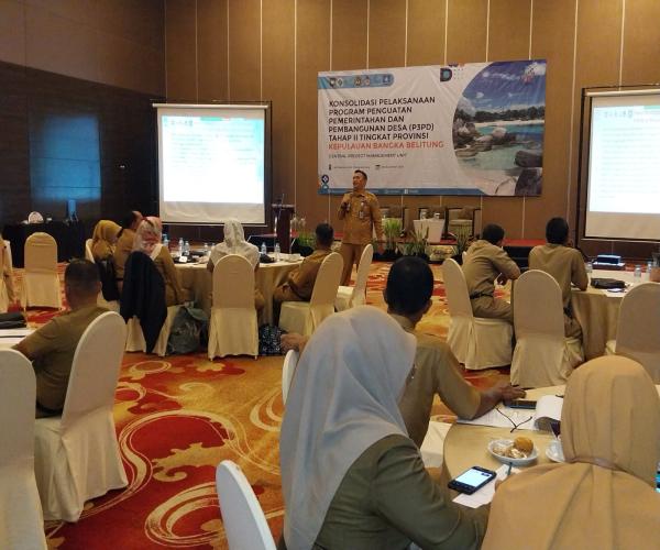 Rapat Konsolidasi Lanjutan Pelaksanaan Program Penguatan Pemerintahan dan Pembangunan Desa (P3PD) 
