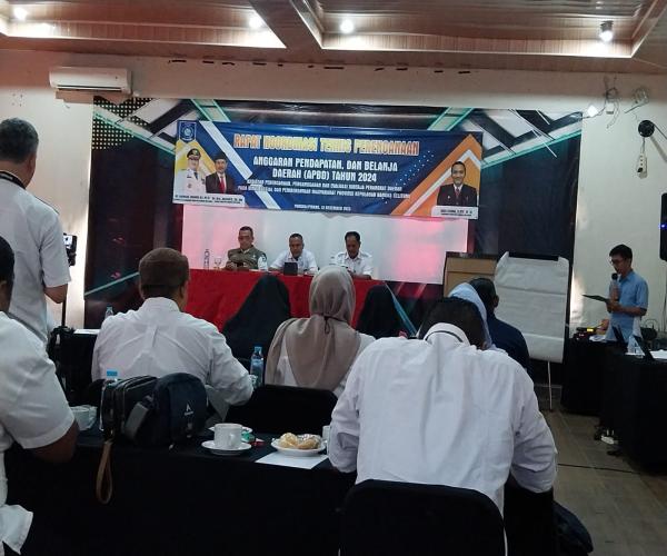 Jelang Pelaksanaan RKP Tahun 2024 dan Untuk Sinergikan Program Pembangunan Dengan Kabupaten/Kota,  Dinsospmd Gelar Rakortek Perencanaan dan Keuangan