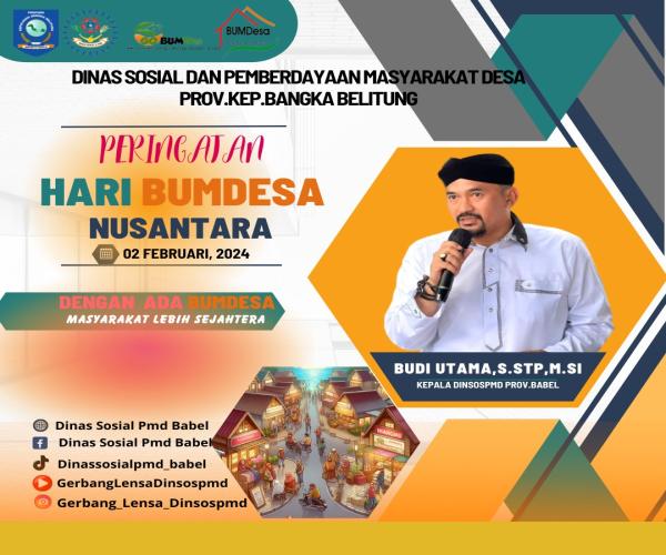 Memeriahkan HUT Bumdes Nusantara,Budi kunjungi Bumdes