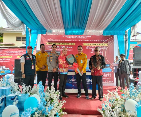 DinsosPMD Pastikan Transparansi Undian Gratis Berhadiah Bank Sumsel Babel Cabang Toboali