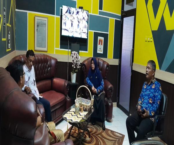 Bahas Rencana Pembangunan TPS 3R Yang Digagas oleh Pemerintah Desa Jeruk, DINSOSPMD dan BPSW KEMENPU PR Wilayah Kep.Bangka Belitung Berikan Pendampingan