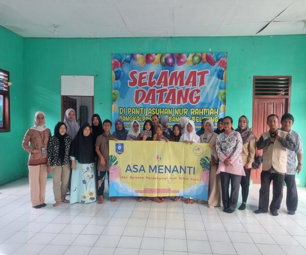 Melalui Program“ASA MENANTI”, DINSOSPMD Berkolaborasi dengan LKSA/Panti Asuhan Anak Dalam Meningkatkan Ekosistem Lingkungan Panti.  