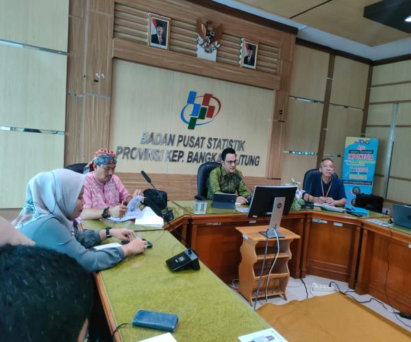 Evaluasi Komprehensif Dalam Penentuan Kriteria Kemiskinan Daerah, DINSOSPMD Lakukan Rapat Konsultasi Pembahasan Bersama Dengan BPS Bangka Belitung