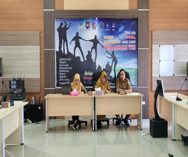 DINSOSPMD Provinsi Kep.Bangka Belitung dan KEMENSOS RI  Lakukan Verval Formasi Jabatan Fungsional Bidang Penyelenggaraan Kesejahteraan Sosial. 