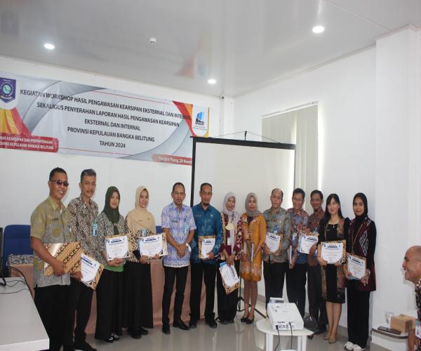 DinsosPMD Sabet Penghargaan Laporan Kearsipan Internal Perangkat Daerah 2024