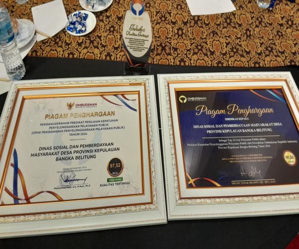 Selebrasi Penganugerahan Predikat dan Penyampaian Hasil Penilaian Kepatuhan Penyelenggaran Pelayanan Publik Tahun 2024