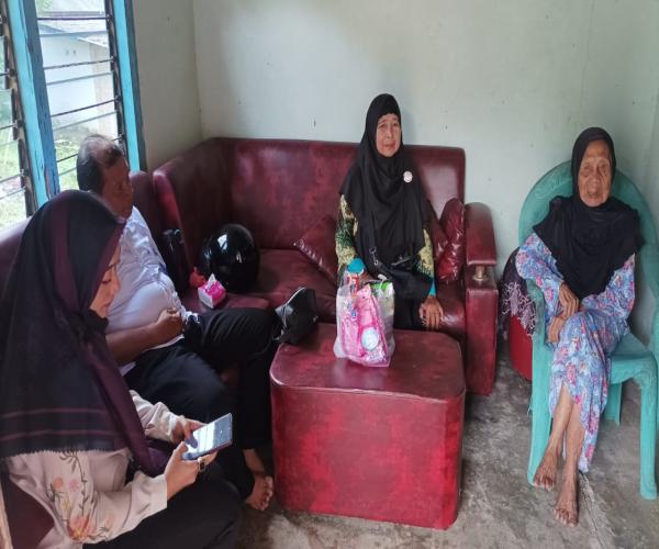 DinsosPMD Kunjungi Lansia di Mentok, Beri Dukungan dari Berbagai Aspek