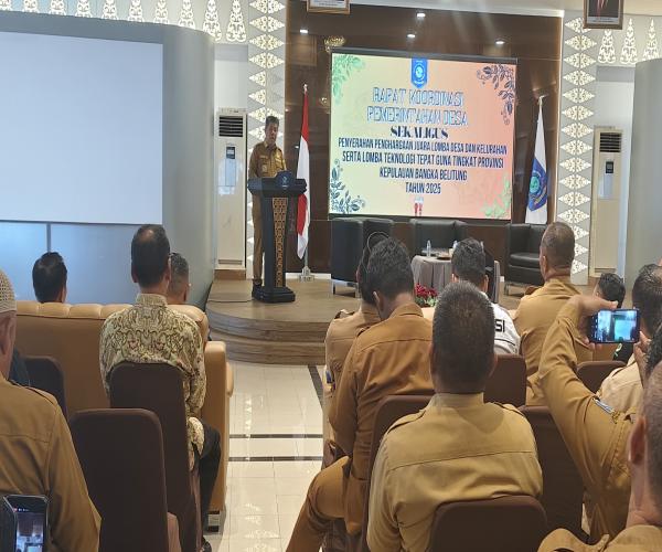 Bertemu Dengan Kepala  Desa Se Bangka Belitung, Gubernur Hidayat Arsani : Pedomani Aturan Hukum dan Bangun Sinergitas 