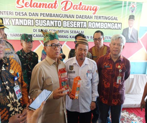 Tinjau Koperasi Desa/Kelurahan Merah Putih Di Bangka Belitung, Menteri Desa Yandri Susanto Ungkap Proses Bisnis Usaha KOPDESKEL 
