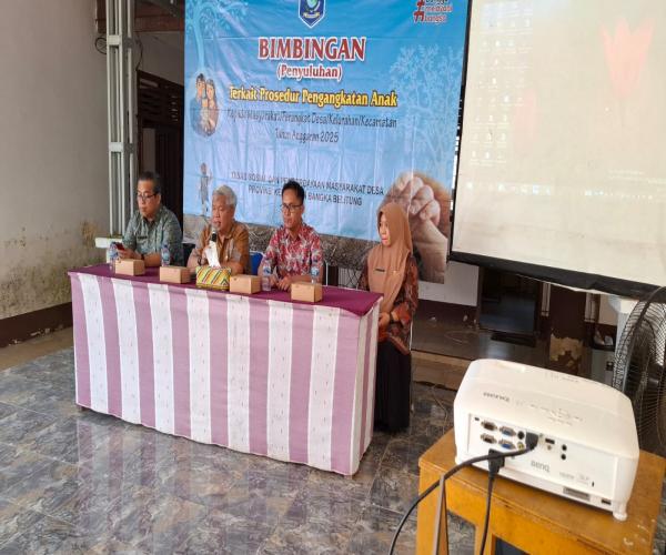 Kenalkan Lebih Dekat Prosedural Pengangkatan Anak, Tim DINSOSPMD Lakukan Penyuluhan