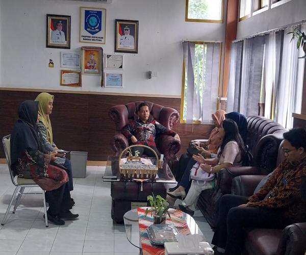 Supervisi dan Penilaian Penyelenggaraan Pelayanan Publik, Plt Kepala Dinas Sosial PMD Menerima Kunjungan Kerja Tim OMBDUSMAN 