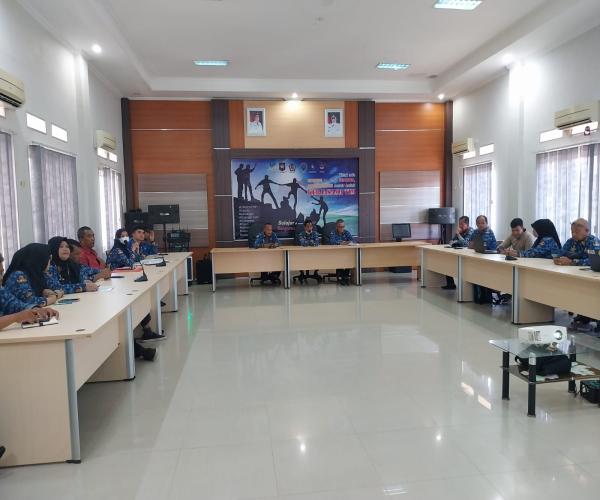 Rapat Koordinasi Pembahasan Sinkronsasi Pendataan Aset Desa dan BMD Percepatan Pelaksanaan Pembangunan Fisik Gerai Koperasi Desa Kelurahan Merah Putih