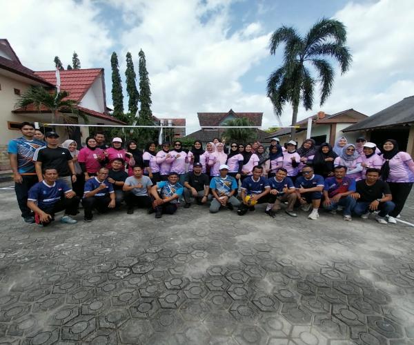 Giat Kerja Bakti Jumat Bersih dan Latih Tanding Olah Raga Voli 