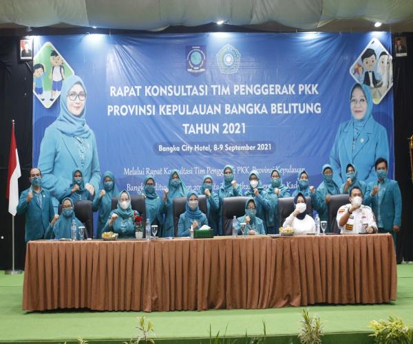SULAM SINERGI PKK PROVINSI BANGKA BELITUNG DALAM  CEGAH PERKAWIAN USIA ANAK DAN PEDULI STUNTING