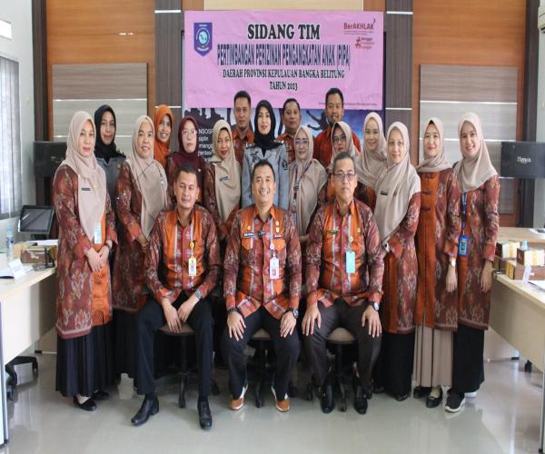 Dinsospmd babel kembali menggelar Sidang Tim PIPA 