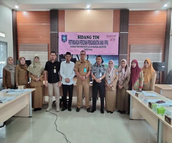 Dinsos PMD selenggarakan Sidang Tim Pertimbangan  Perizinan Pengangkatan Anak (PIPA) 2023