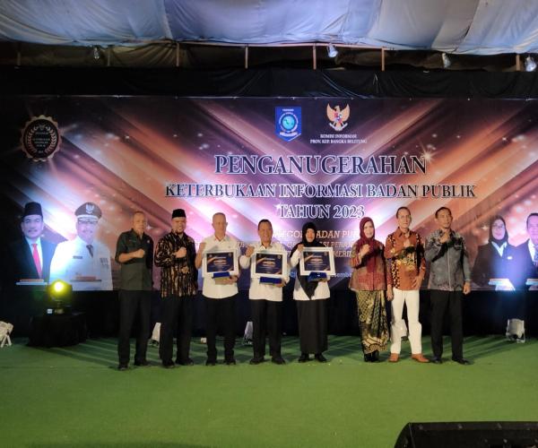 Raih Perdikat Informatif terbaik 3 Kategori Badan Publik OPD Provinsi dalam Keterbukaan Informasi Publik