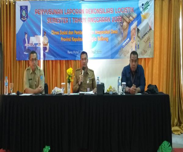 Taat Administrasi : Budi Utama himbau "Rampungkan Laporan Rekon Logistik Smt 1 TA. 2022".