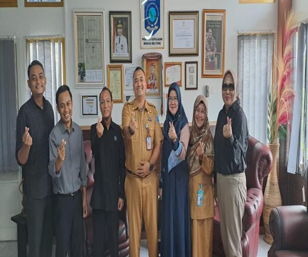 UBB Jajaki "Riset Bersama" Dengan DinsosPmd  