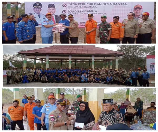 Pengukuhan dan Penyerahan Bantuan Logistik Kampung Siaga