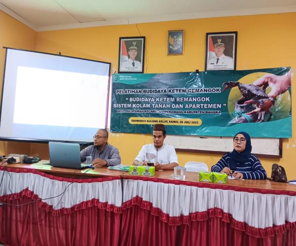 Penyuluhan Budidaya Ketem Remangok di Kawasan eduwisata Desa Pagarawan