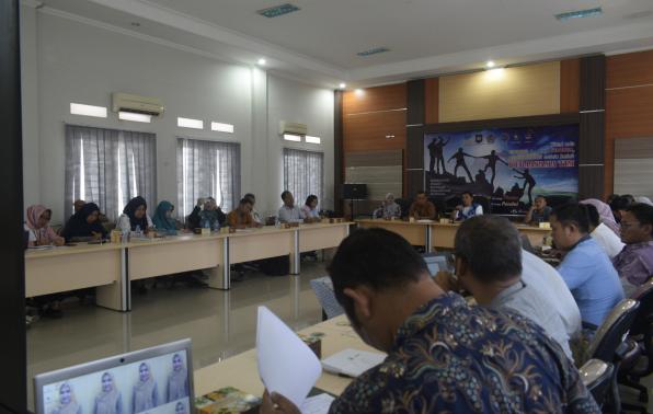 Peserta RAKOR pembahasan JUKNIS penyaluran BANKEU Penanganan Stunting dan BANSOS Penanganan Kemiskinan Ekstrem Provinsi Kep. Bangka Belitung