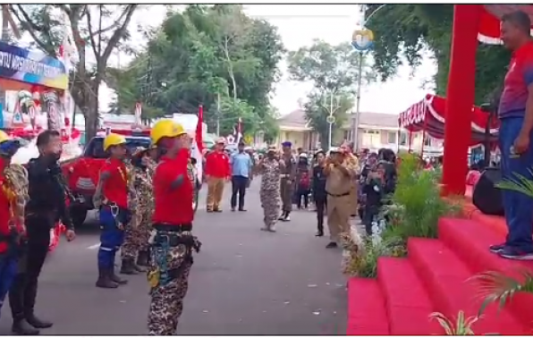 aruna Siaga Bencana pada kegiatan karnaval mobil hias semarak HUT kemerdekaan RI Ke 78 Tahun aruna Siaga Bencana pada kegiatan karnaval mobil hias semarak HUT kemerdekaan RI Ke 78 Tahun