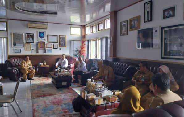 Kunjungan kerja tim keasistenan utama Lembaga OMBUDSMAN terkait pelaksanaan penilaian pelayanan publik tahun 2023
