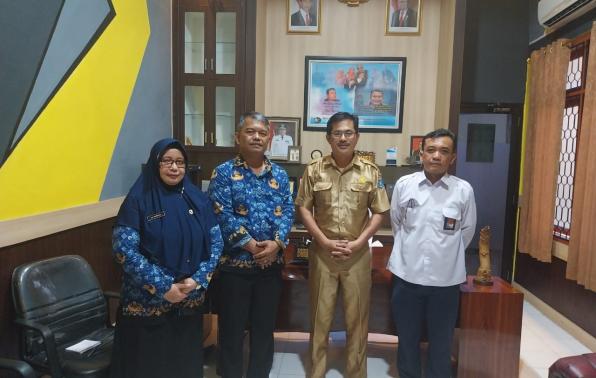 Foto bersama JF PSM bersama dengan  perwakilan BPSW KEMENPU PR wilayah Kep.Bangka Belitung dan kepala desa jeruk, Jhon Hendri 