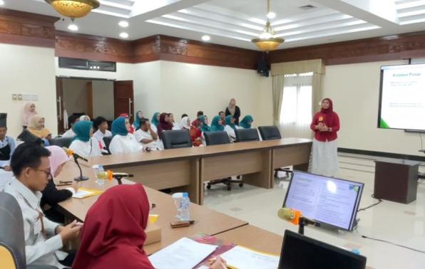 Para siswa/siswi pesertta pelatihan bisnis