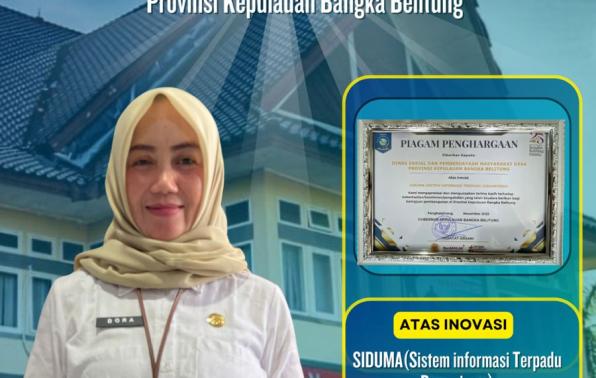 Penyerahan penghargaan atas Partisipasi Aktif OPD dalam mendukung Budaya Inovasi Daerah yang diserahkan Gubernur, Hidayat Arsani kepada perwakilan 12 OPD di lingkungan pemerintah provinsi kepulauan bangka belitung