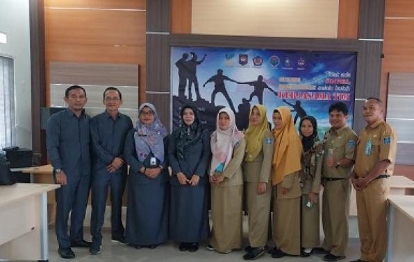 Anggota Komisioner KID Kep.Bangka Belitung bersama Jajaran Pemerintah Desa DINSOSPMD 