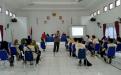 Kadinsos PMD Kep. bangka belitung, Budi Utama saat memberikan materi supervisi dan reorientasi  peningkatan layanan sosial bagi relawan penyuluh sosial masyarakat