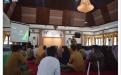 Kadin sosial dan PMD, Budi Utama memberikan pengarahan terkait program kepsertaan BPJS Ketenagakerjaan yang dapat diikuti oleh perangkat desa.dapat d
