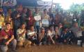 Foto bersama " Salam Lestari" pada acara penyertahan bantuan CSR dari anak perusahaan PT.PLN Tbk yakni  PJB PLTU Bangka  kepada masyarakat nelayan desa pagarawan. 