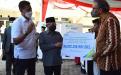 Wakil Presiden RI Ma'aruf Amin menyerahkan secara simbolis  pembayaran klaim seluruh program BPJS Ketenagakerjaan provinsi kepulauan bangka belitung kepada Pj Gubernur Kep. Bangka Belitung, Ridwan Djamalludin 