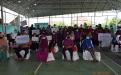 Gubernur Erzaldi Foto bersama para pemerlu layanan sosial penerima bantuan dan para mitra/donatur pada kunjungan sosial peringatan HKSN 2021 di Panti ADH DUHHA