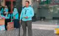 Kadin Sosial PMD Kep. Bangka Belitung, Budi  Utama memberikan sambutan berkenaan program PINTU BAHARI dan Podcast DINSOSMPMD