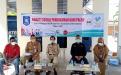 Wakil Gubernur Abdul Fatah saat memberikan pengarahan dan sekaligus meninjau kegiatan Giat Sosial Jelang Peringatan HKSN 