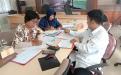 Asistensi dan supervisi simulasi pra penilaian YANLIK 2023 oleh Assesor Konsultatif OMBUDSMAN, M.Tegi Galla Putra . 