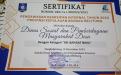 Sertifikat Penghargaan Terbaik dalam Pengelolaan Kearsipan Tingkat OPD