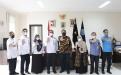 Kadin sosial dan PMD, Budi Utama (berbaju batik) dan Kepala BNNP Kep. Bangka Belitung Brigjen M.Z.Mutaqien dan jajaran BNNP serta DINSOSPMD Prov.Kep. Babel