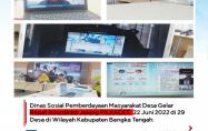 Pelaksanaan rapat virtual jelang pelaksanaan PILKADES pada 29 Desa di wilayah Kabupaten Bangka Tengah.
